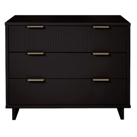 Manhattan Comfort Granville 38.18 Standard Dresser in Black DR-5012